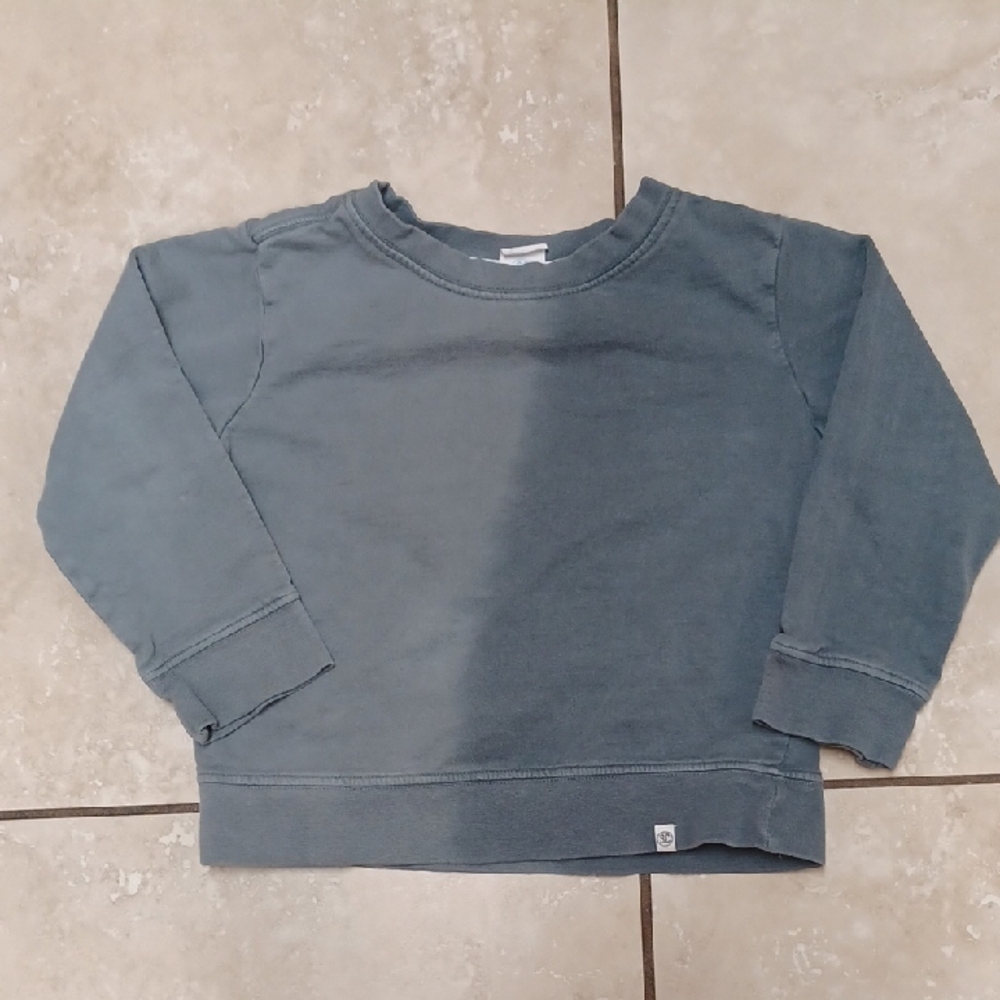 Sovereign Code Boys Two-tone Slate Gray Sweatshirt, Size 4